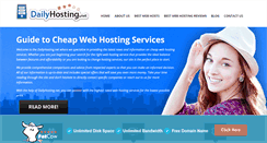 Desktop Screenshot of dailyhosting.net